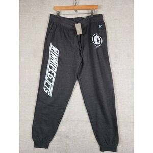 Blue 84 Winnipeg Jets NHL Mens Size XL Charcoal Heather Jogger Sweatpants NWT